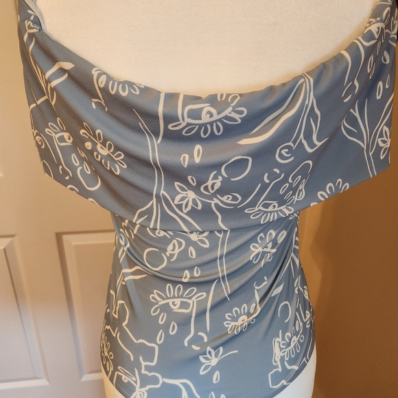 Off the shoulder bodysuit by Christina Martinez from Nordstroms. - Picture 3 of 4